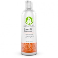 InstaNatural Argan Oil Shampoo – Ultra Clarifying, Vitamin B5, Organic Argan Oil, 16 Oz