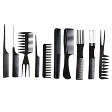 Hair Styling Barbers Comb Set for All Hair Types and Styles(10 Units)