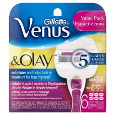 Gillette Venus And Olay Razor Blade Refills, Sugarberry, 6 Count