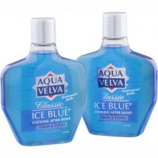 Aqua Velva Classic Ice Blue Cooling After Shave Set 2-7 fl. oz. Bottles