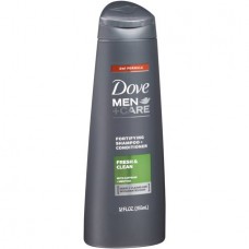 Dove Men+Care, Fresh Clean, 2-in-1 Shampoo + Conditioner, 12 FL OZ (Pack of 6)