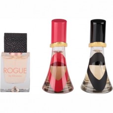 Rihanna Rogue, Reb'l Fleur & Rebelle Fragrance Collection Variety Pack 3-0.5 fl. oz. Bottles