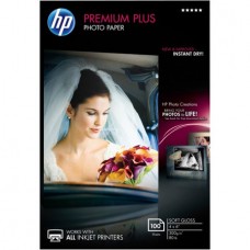 HP Premium Plus Inkjet Print Photo Paper, White, 1 / Pack (Quantity)