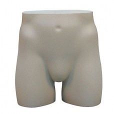 Econoco - PEM-HIPMW - Unbreakable Mannequin Collection - Men's Lower Torso Hip Form - matte white finish - Sold Individually