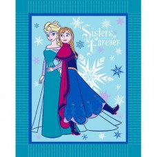 Disney Frozen Winter Magic Micro Fleece No Sew Throw Kit, Blue