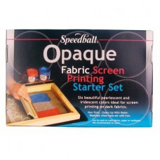 Speedball Art Opaque Fabric Screen Printing Ink Starter Set (Set of 6)