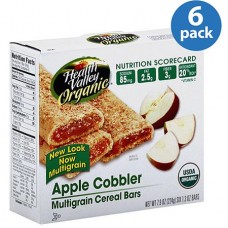 Health Valley Organic Apple Cobbler Multigrain Cereal Bars, 7.9 oz, (Pack of 6)