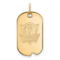 Dallas Mavericks Small (1/2 Inch) Dog Tag (Gold Plated)