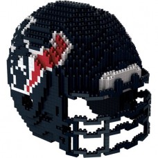 Forever Collectibles 3D BRXLZ Mini Helmet, Houston Texans