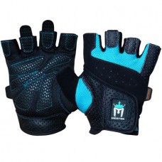 Meister Women's Fit Weight Lifting Gloves (Pair) - Turquoise - Large
