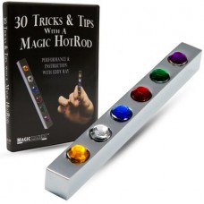 Magic Makers Metal Gem HotRod - Silver HotRod with Red Force - Includes Magic Training Guide
