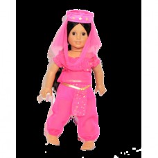Arianna Grant Me A Wish Genie Costume Fits 18 inch Dolls