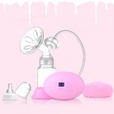 Pink Electric breast pump with USB cable Kit Set Light Weight Hands-Free