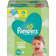 Pampers Complete Clean Unscented Baby Wipes, 720 Count