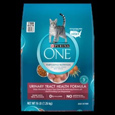 Purina One Urinary Tract Health Formula Adult Dry Cat Food, 16 Lb