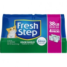 Fresh Step Odor Shield With Febreze Freshness, Clumping Cat Litter, Scented, 38 Lbs