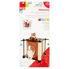 Kitty City Hideway Cat Furniture, 18x18x18, Multicolor