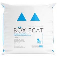 Boxiecat Scent-Free Premium Clumping Clay Cat Litter, 28 Lb