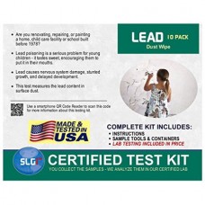 Lead Test Kit in Dust Wipes 10PK (5 Bus. Days) Schneider Labs