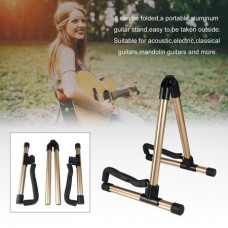 Universal Portable Foldable Electric Acoustic Bass Guitar Stand Bracket Lightweight A-Frame Floor Holder