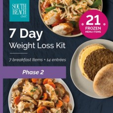 South Beach Diet 7 Day Phase 2 Frozen Weight Loss Kit, 21 Meals