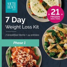 South Beach Diet 7 Day Phase 1 Frozen Weight Loss Kit, 21 Meals