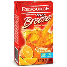 Resource Breeze, Clear liquid nutrition beverage, Orange 27 X 8-Ounce