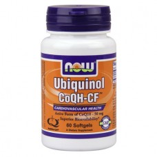 NOW Foods Ubiquinol CoQH-CF Cardiovascular Health, 60 Ct