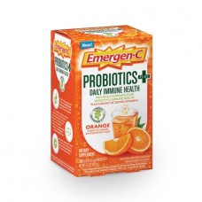 Emergen-C Probiotics+ (30 Count, Orange Flavor, 1 Month Supply) Dietary Supplement Fizzy Drink Mix With 250mg Vitamin C, 0.19-Ounce Packets