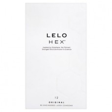 Lelo Hex Original Re-Engineered Latex Condoms, 12 count